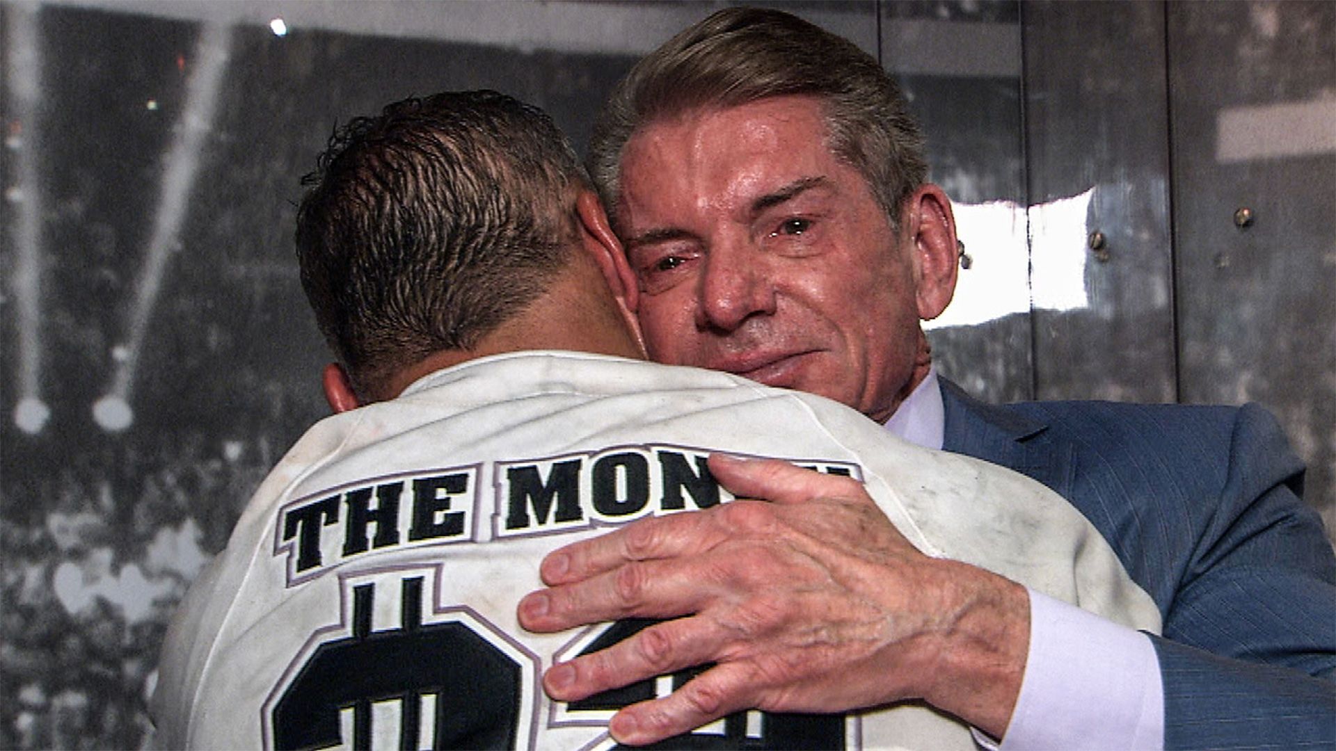 Vince McMahon and Shane McMahon emotional WrestleMania 32 [Image Credit: WWE Official YouTube Channel]