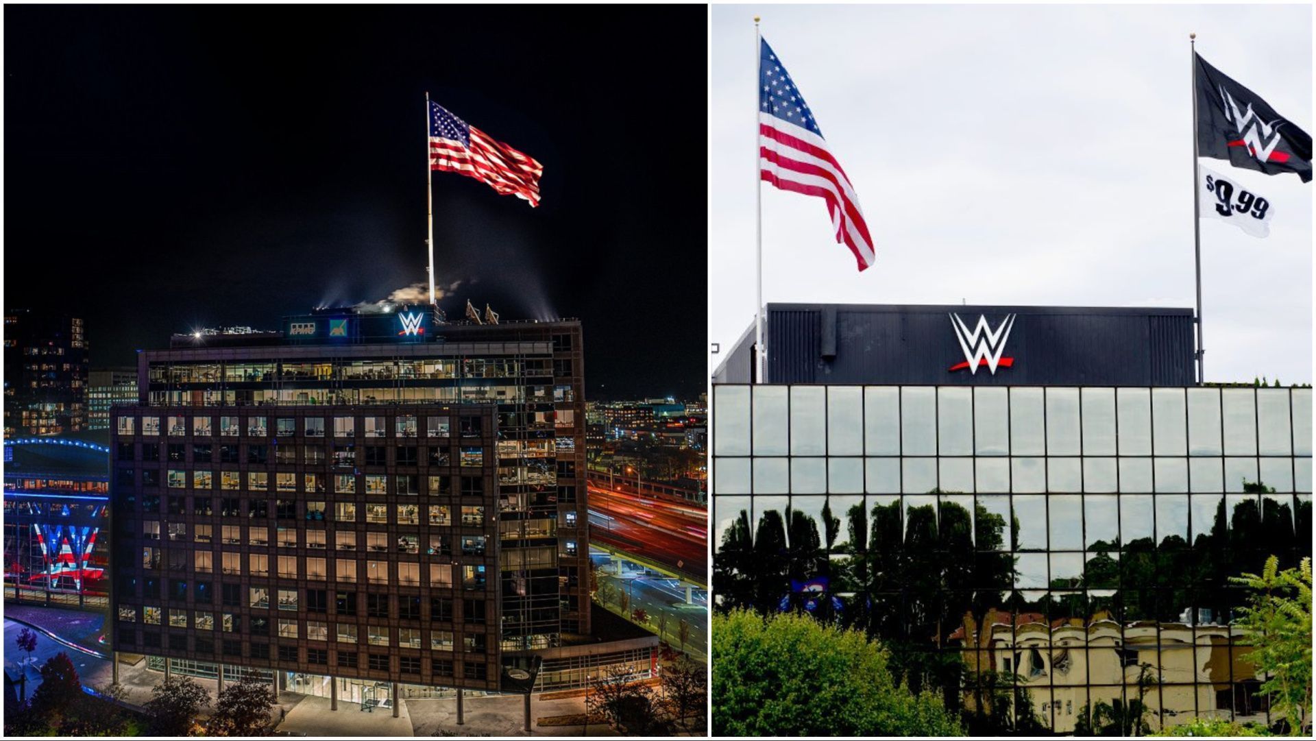 New WWE HQ in Stamford, the former Titan Towers in Stamford