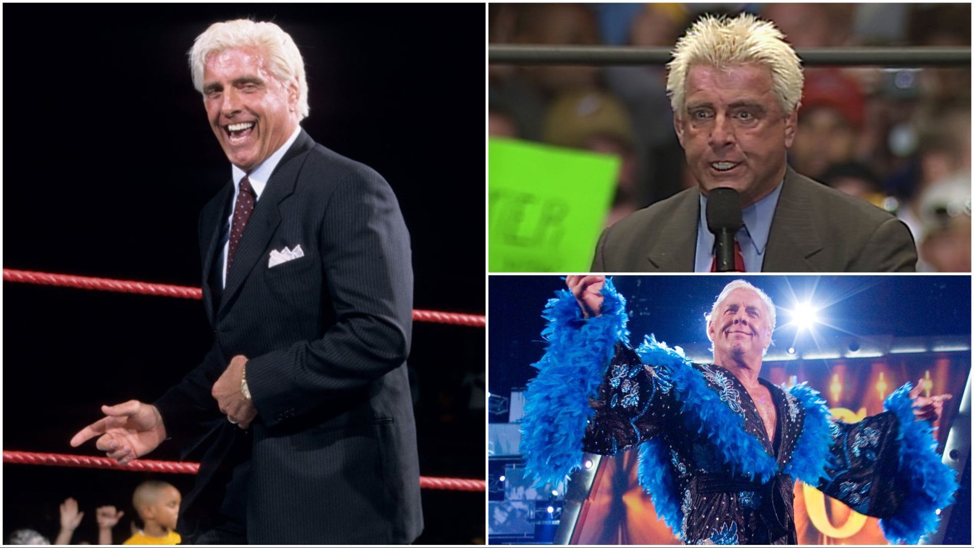 WWE Hall of Famer Ric Flair over the years