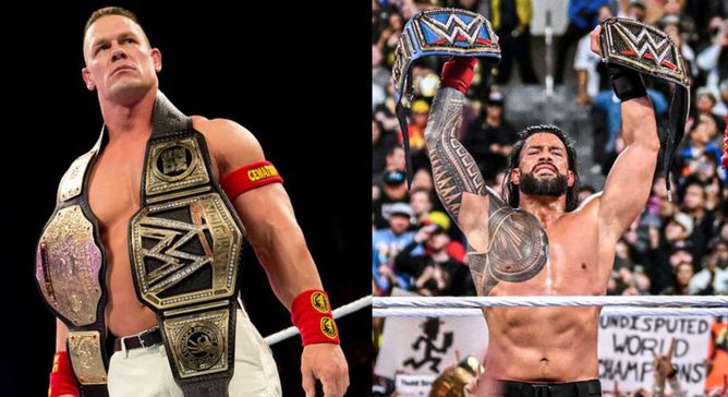 3 सुपरस्टार्स जिन्होंने John Cena की WWE में बादशाहत का अंत किया, लेकिन Roman Reigns को चैंपियनशिप के लिए नहीं हरा पाए