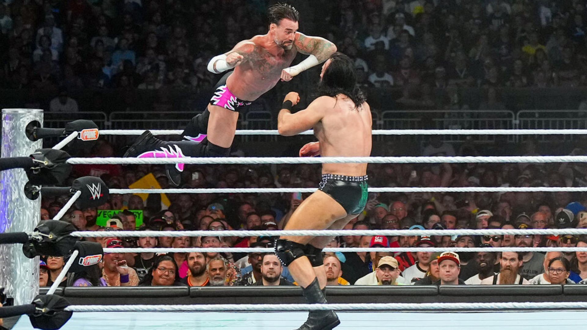 CM Punk and Drew McIntyre clicked during their match at SummerSlam [Image via wwe.com]