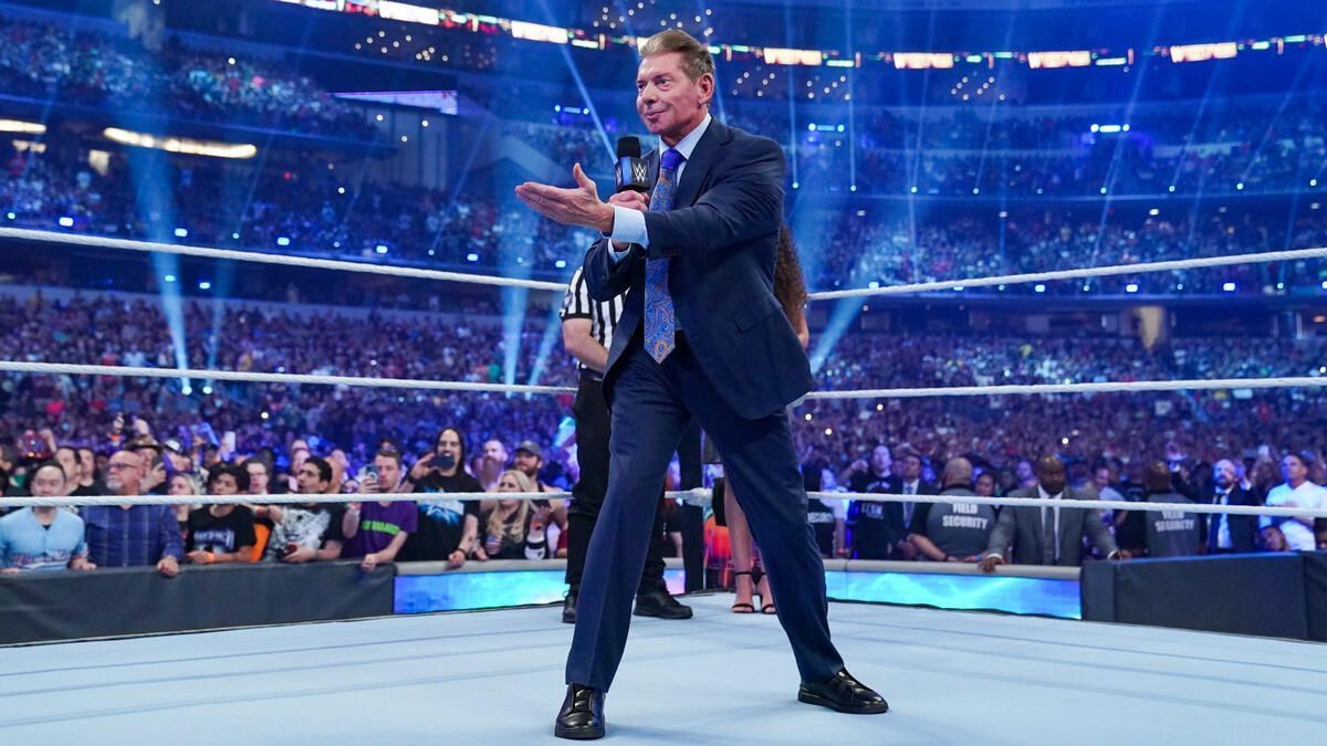 Mr. McMahon at WrestleMania 38 (Pic Courtesy: WWE.com)