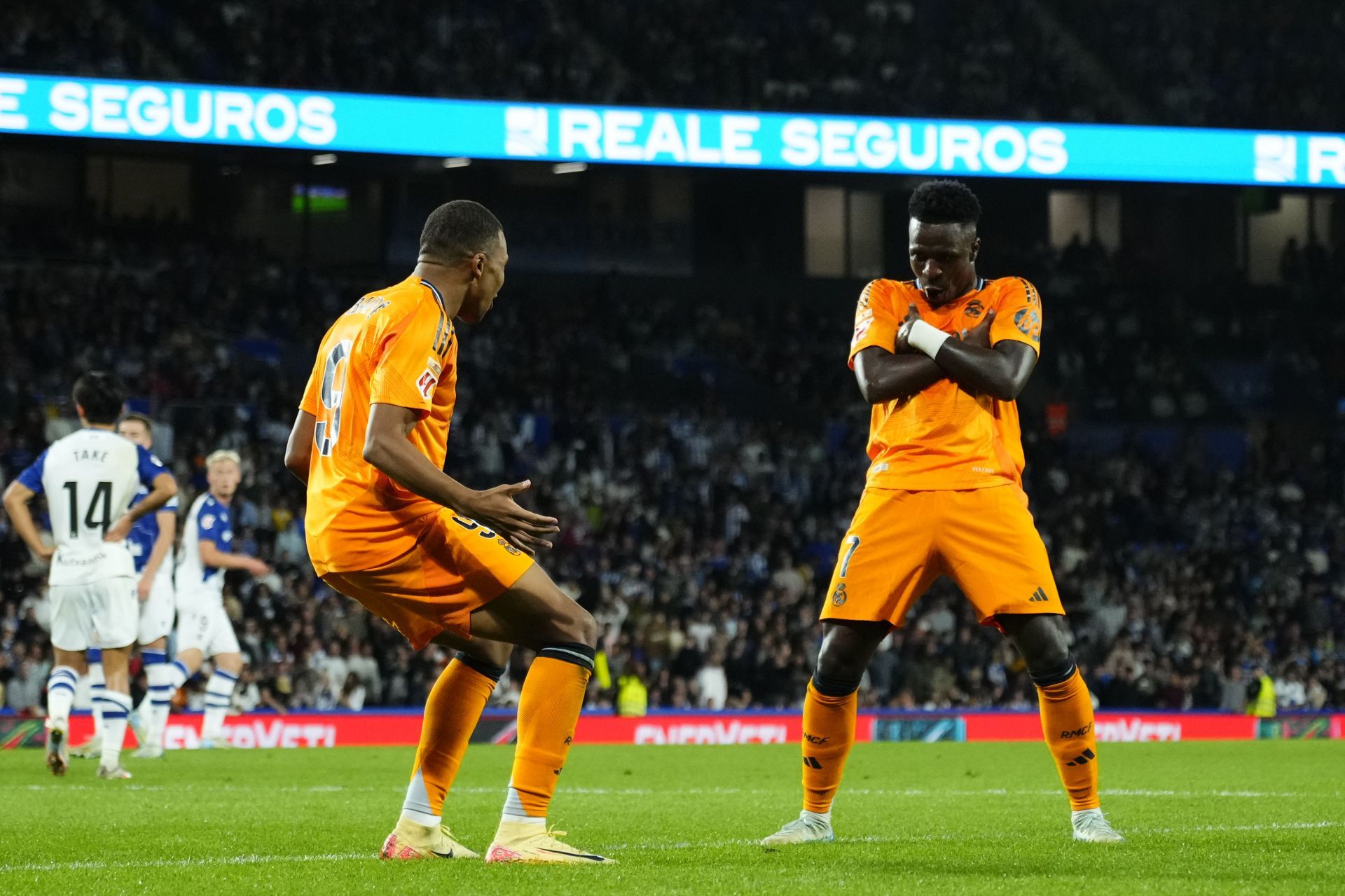 Kylian Mbappe and Vinicius Junior