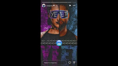 Jey Uso shares cool picture edit with Rhea Ripley (Image Credits: Jey Uso's Instagram story)