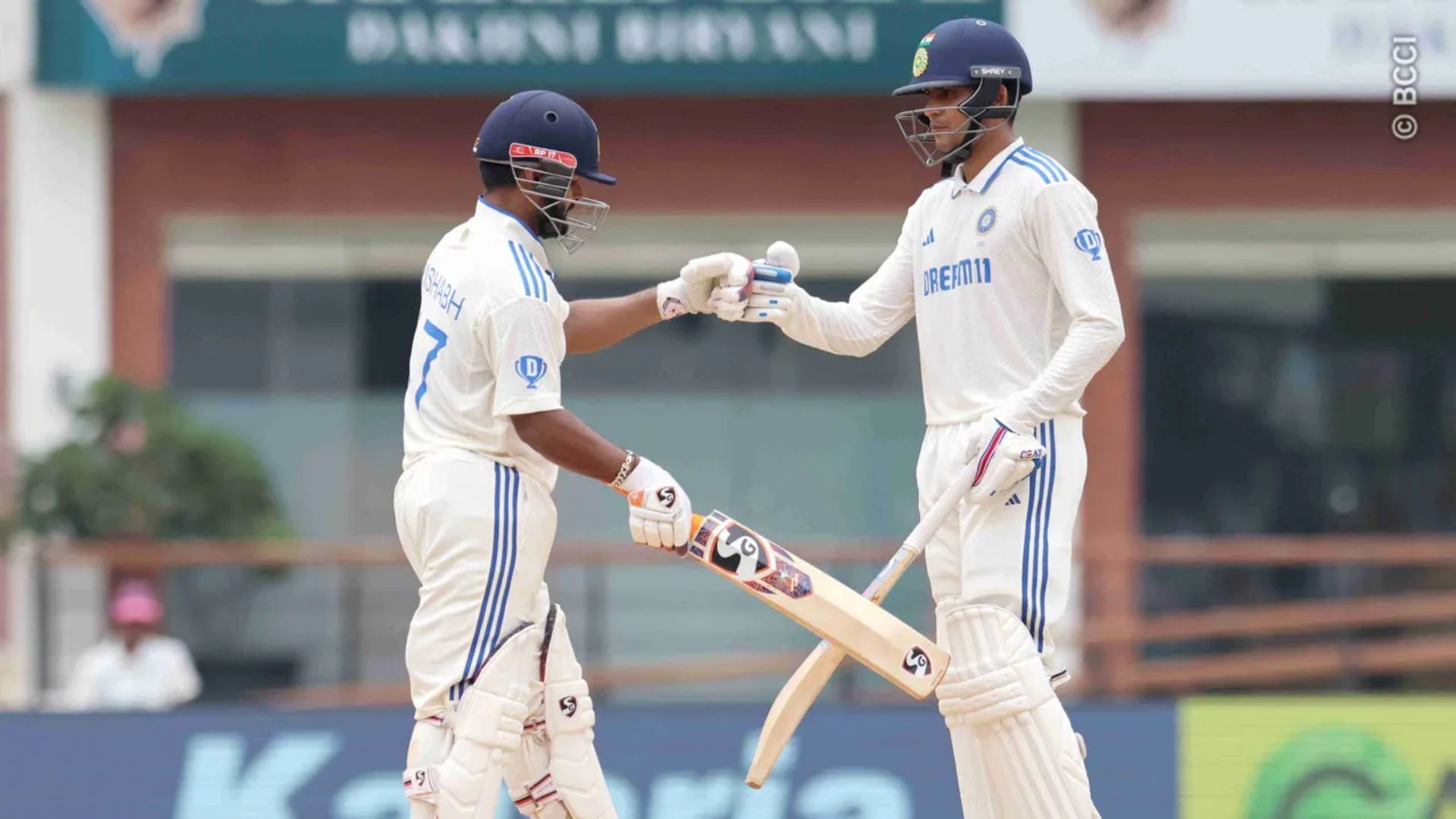 Rishabh Pant and Shubman Gill stitched a 167-run partnership in the second innings (Image credits: BCCI)