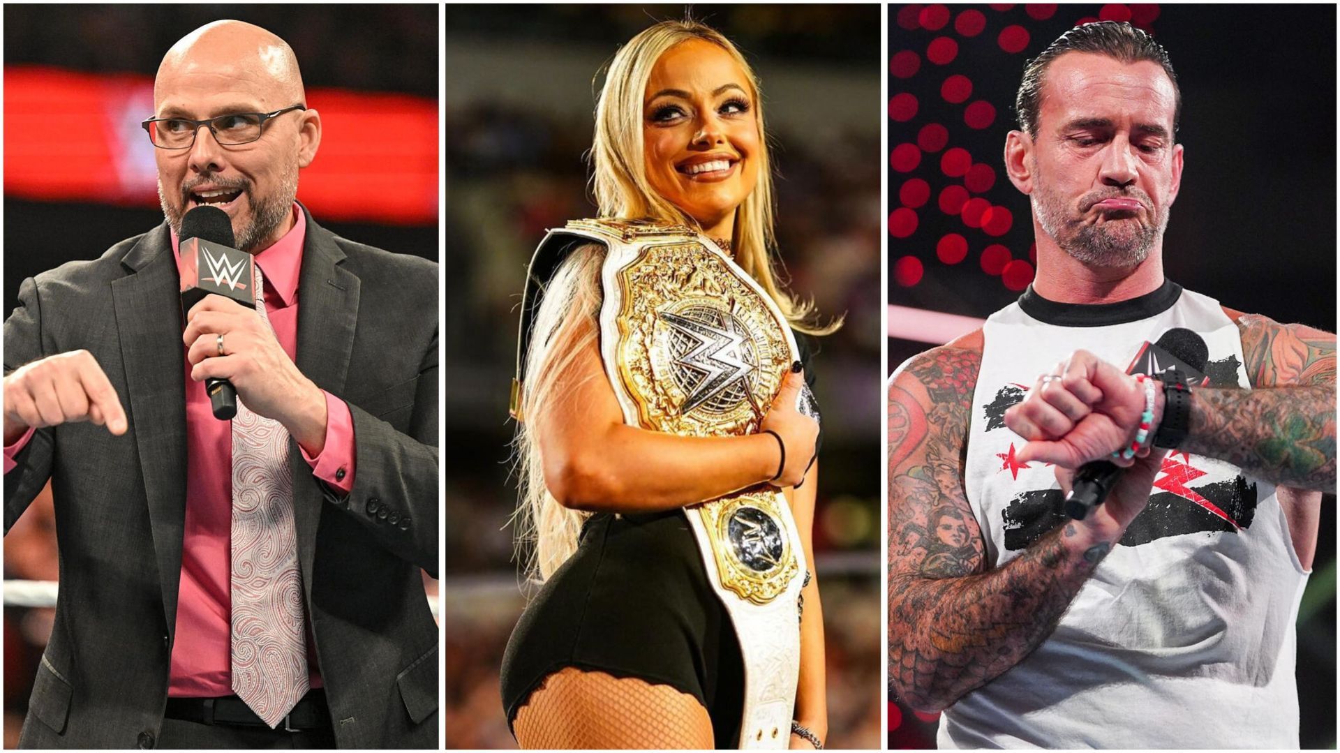 Adam Pearce, Liv Morgan, CM Punk