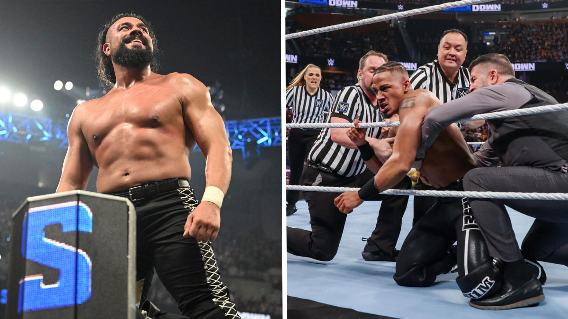 Andrade and Carmelo Hayes to meet again on WWE SmackDown tonight [Image Credits: WWE.com]