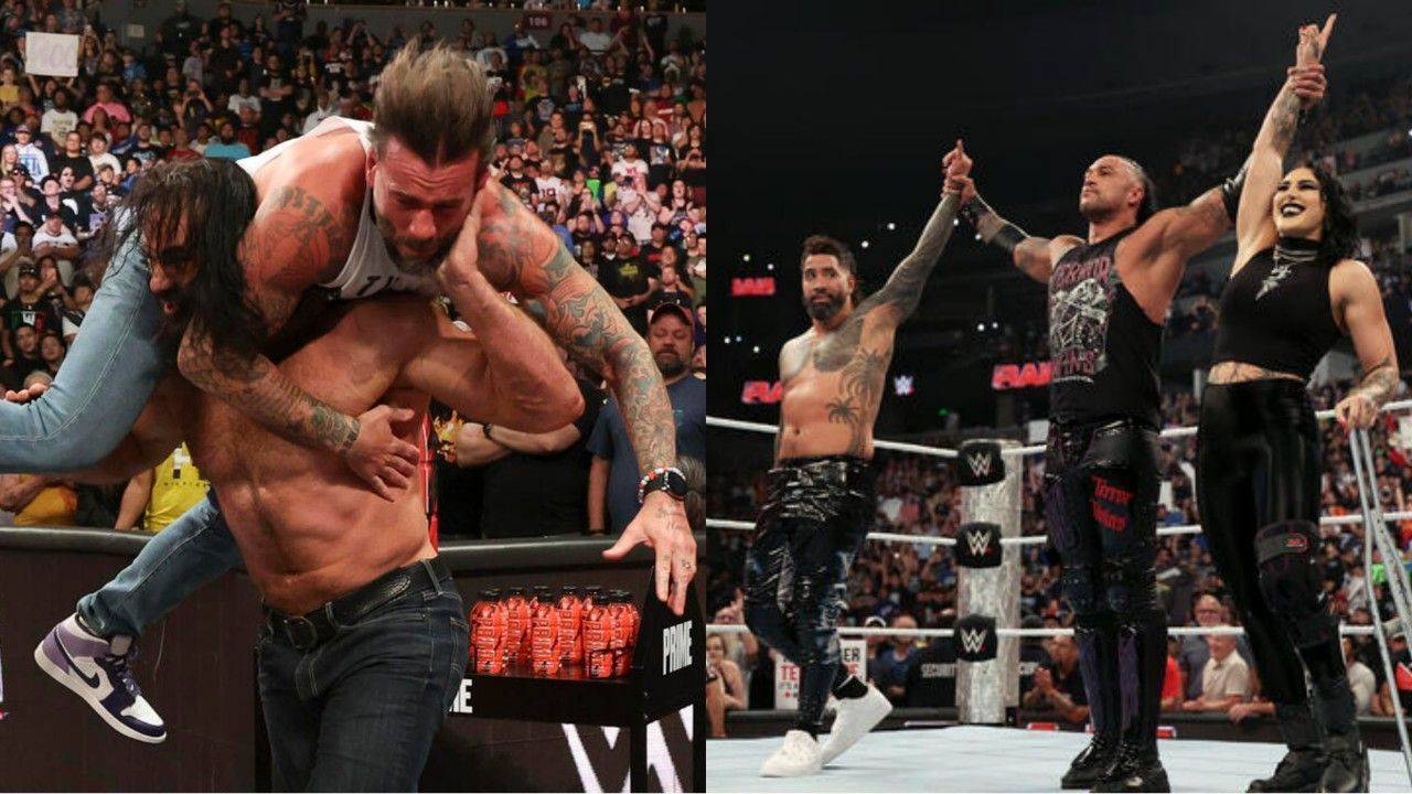 WWE Raw, Drew Mcintyre, CM Punk, Jey Uso, Damian Priest, 