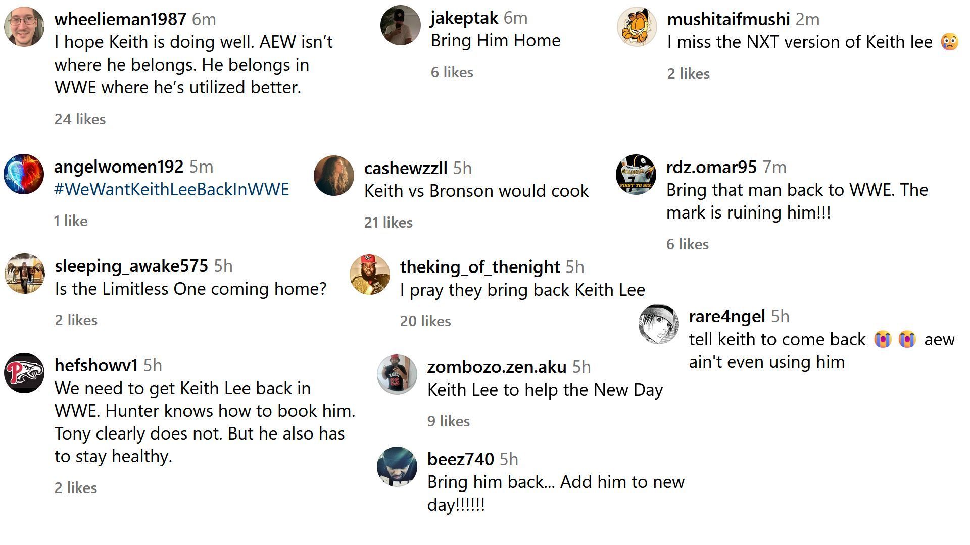 Screenshot of fan comments on Mia Yim&#039;s Instagram post (Photo Credit: Mia Yim on Instagram)