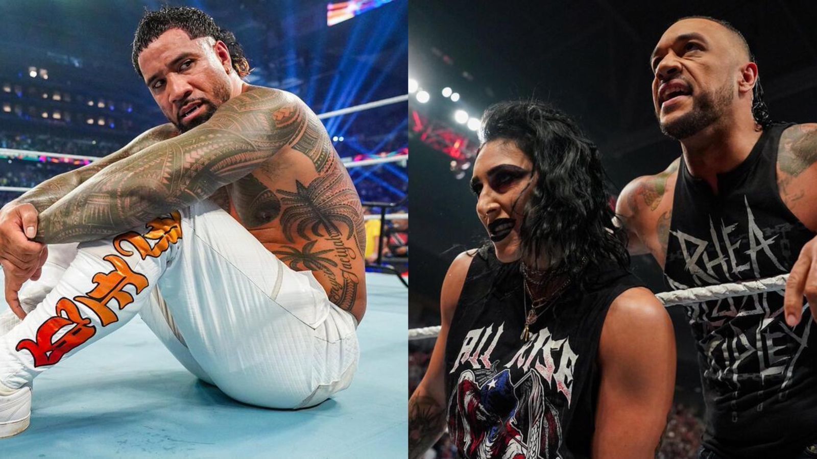 Jey Uso (left); The Terror Twins (right) [Pics from WWE.com]