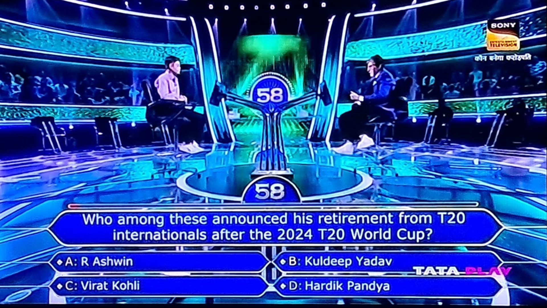 A screen grab of the question asked (Image credits: Sony TV/ SET India)