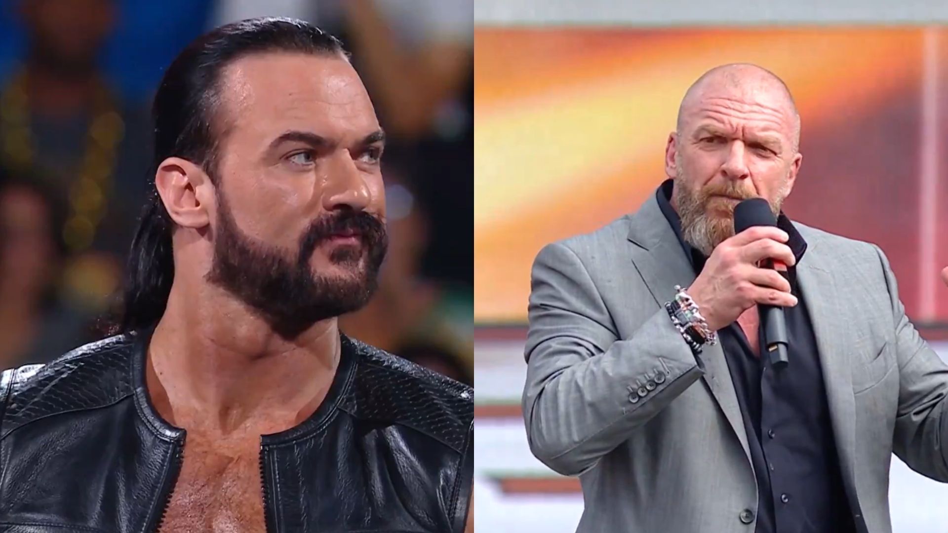 Drew McIntyre (left) and Triple H (right) [Image Credits: Drew McIntyre and WWE