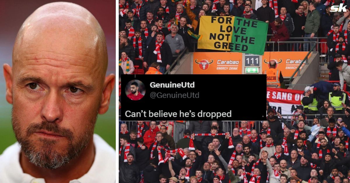 Manchester United fans were left confused after manager Erik ten Hag