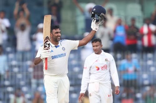 Ashwin hit his sixth Test ton [Image: BCCI on X]