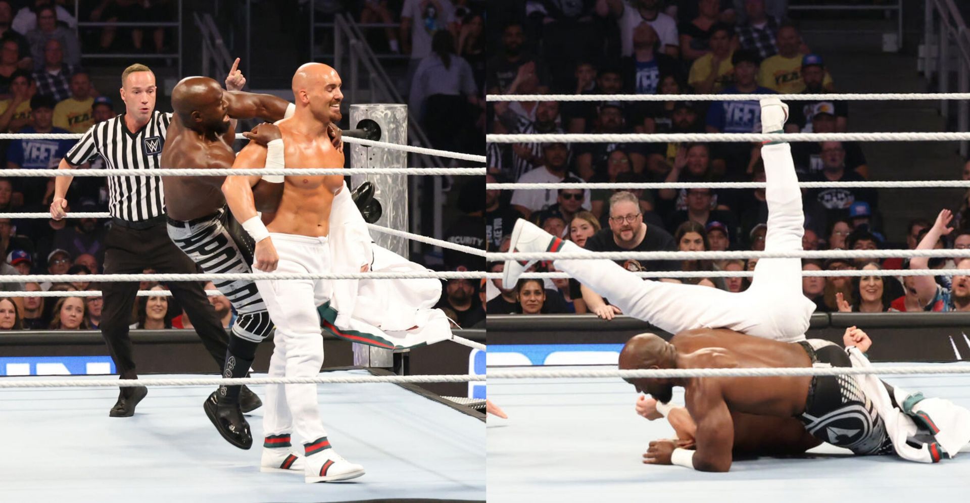 WWE SmackDown में जियोवानी विंची की हार हुई (Photo: WWE.com)