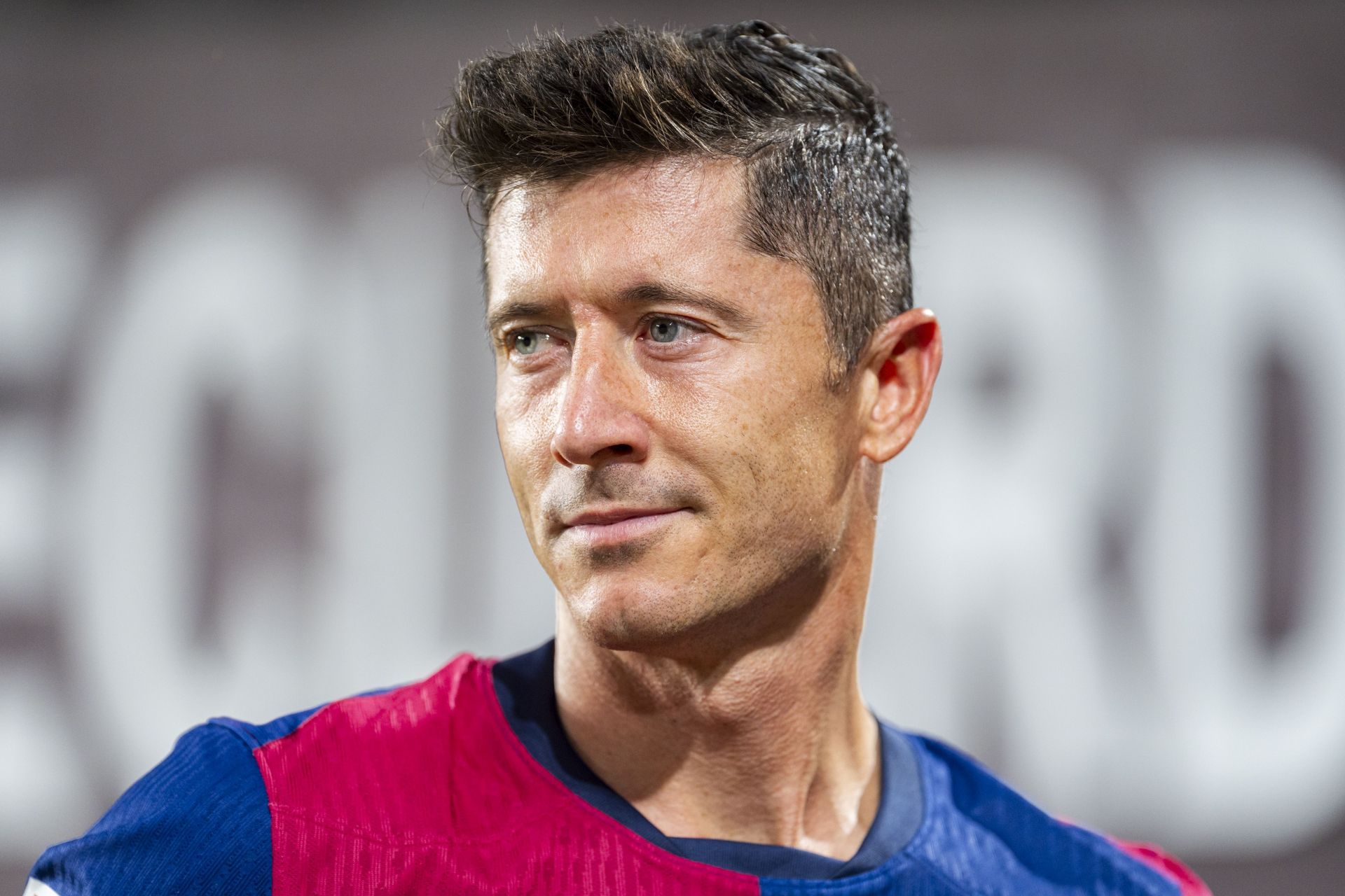 Barcelona striker Robert Lewandowski