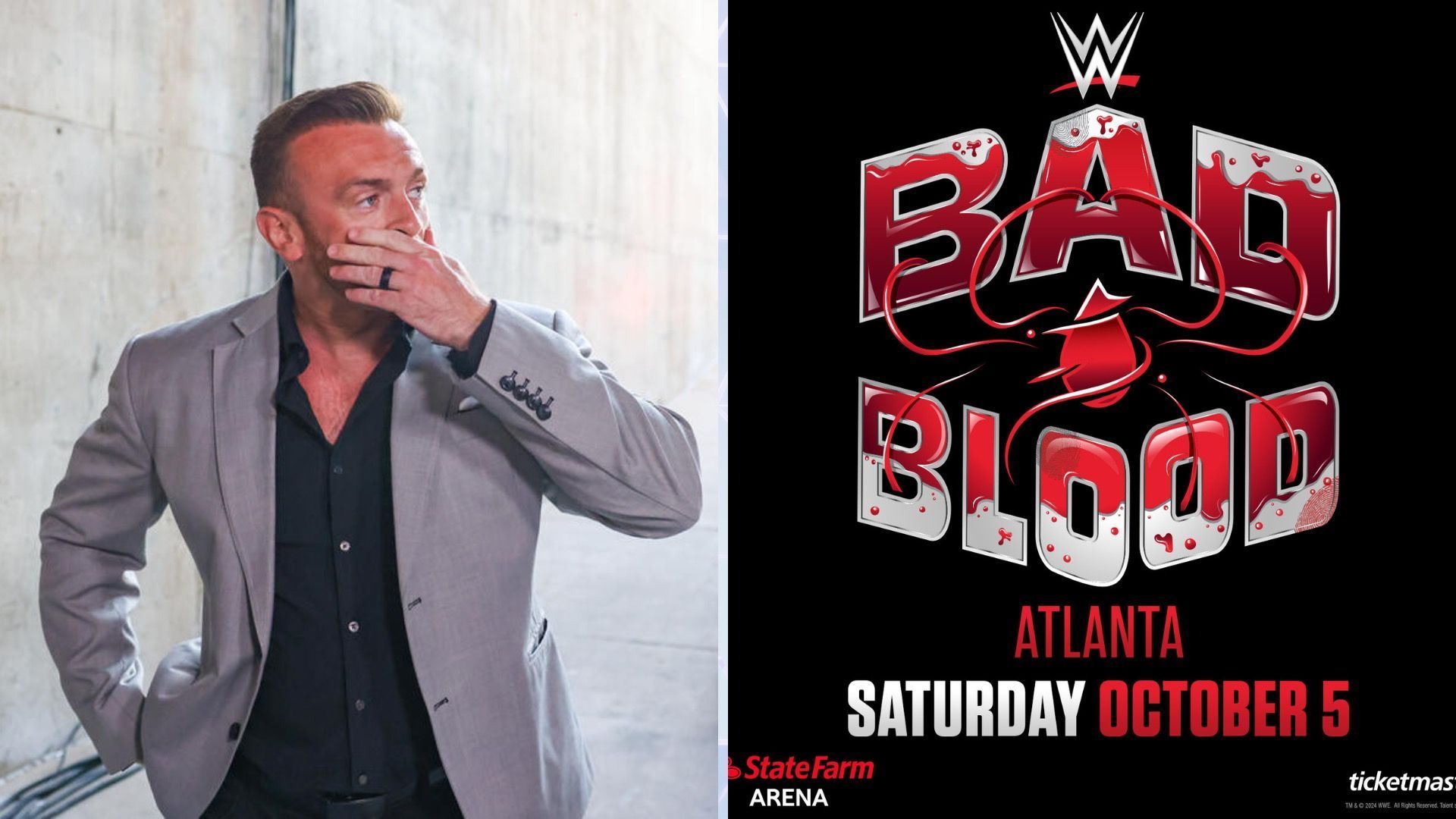 WWE Bad Blood is set to take place on October 5, 2024, at the State Farm Arena in Atlanta, Georgia [Image credits: x.com]