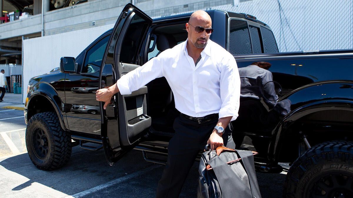 The Rock, real name Dwayne Johnson [Image Credit: wwe.com]