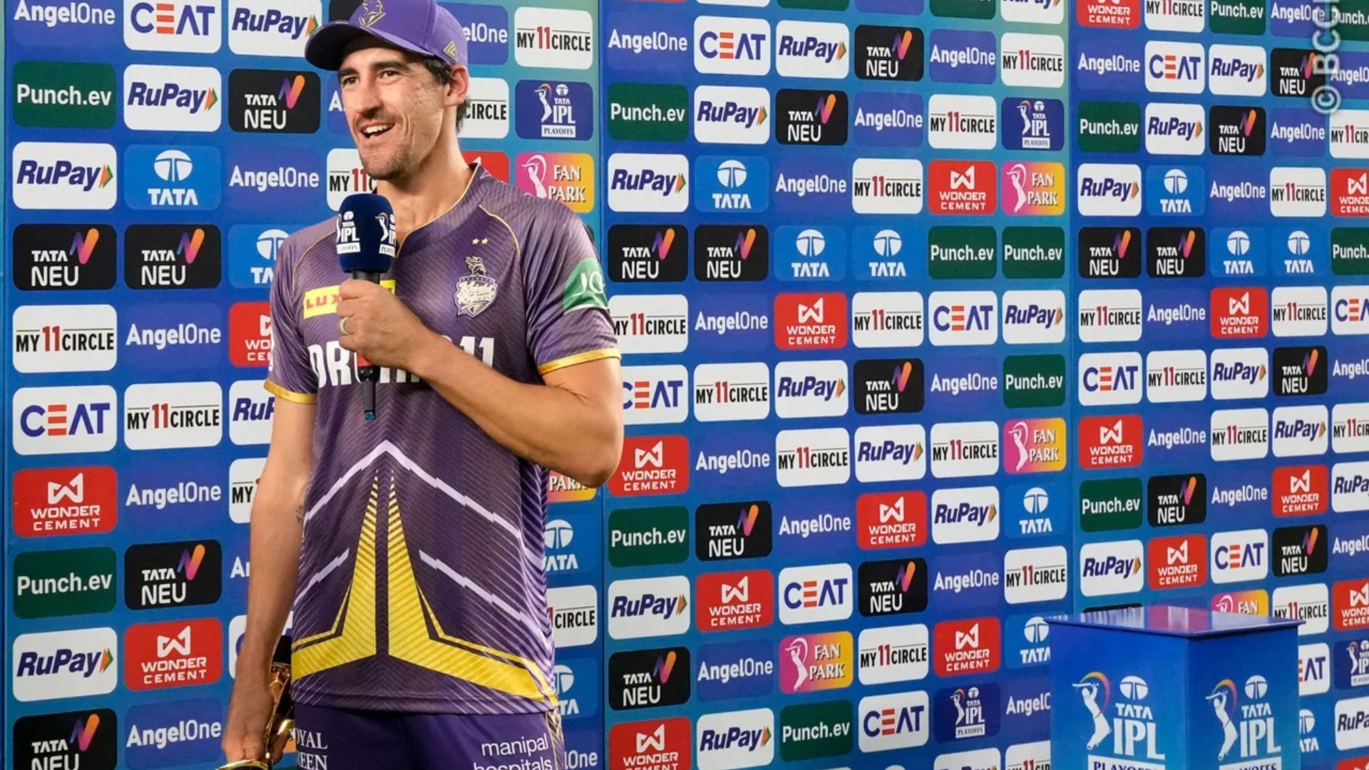 Starc missed the IPL back in 2018 (Image credits: BCCI)