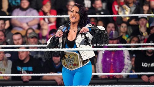 Bayley won the Royal Rumble and the WWE Women's Championship in 2024. {Image Credit: WWE.com}