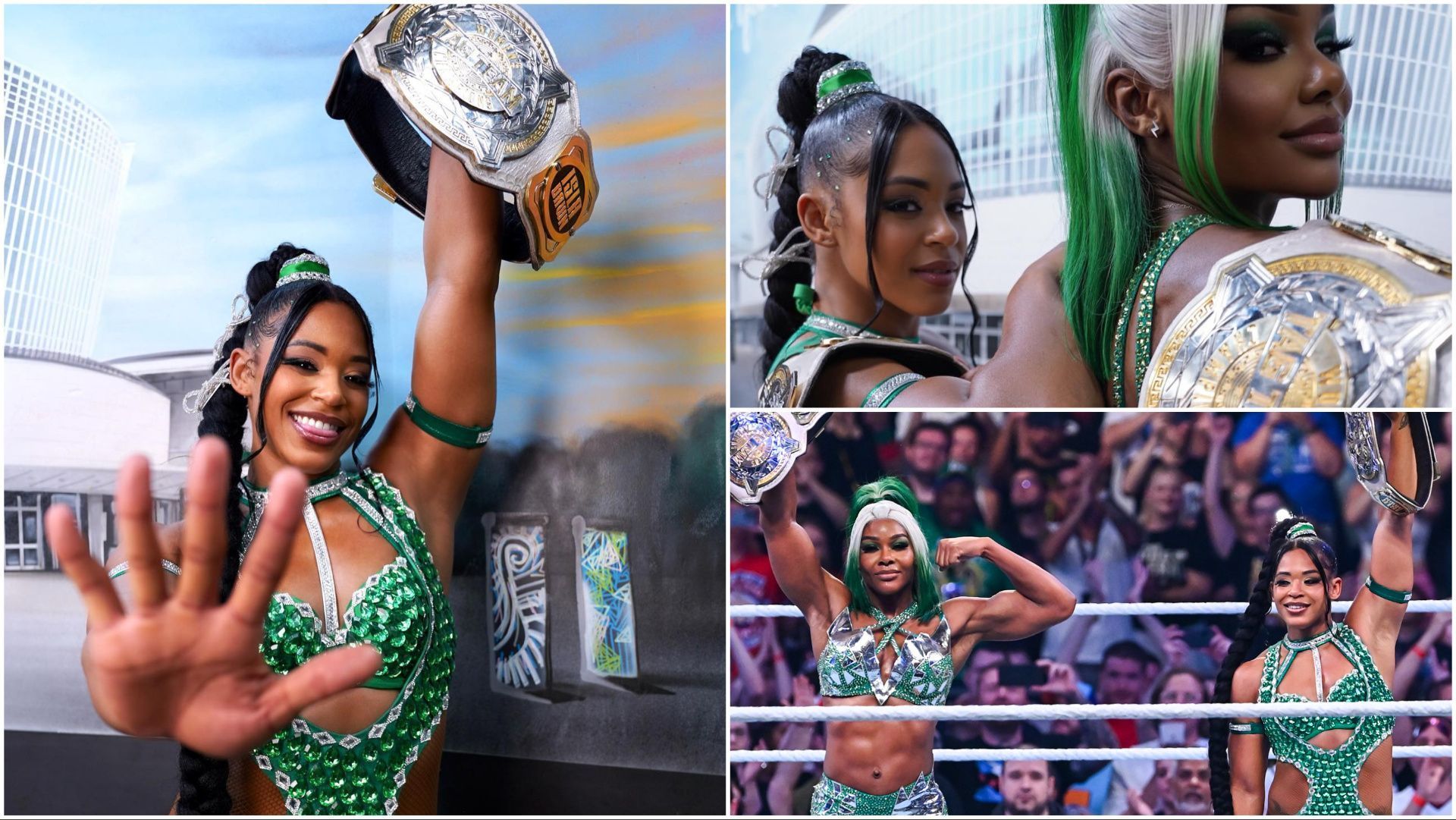 Bianca Belair and Jade Cargill win gold at WWE Bash in Berlin