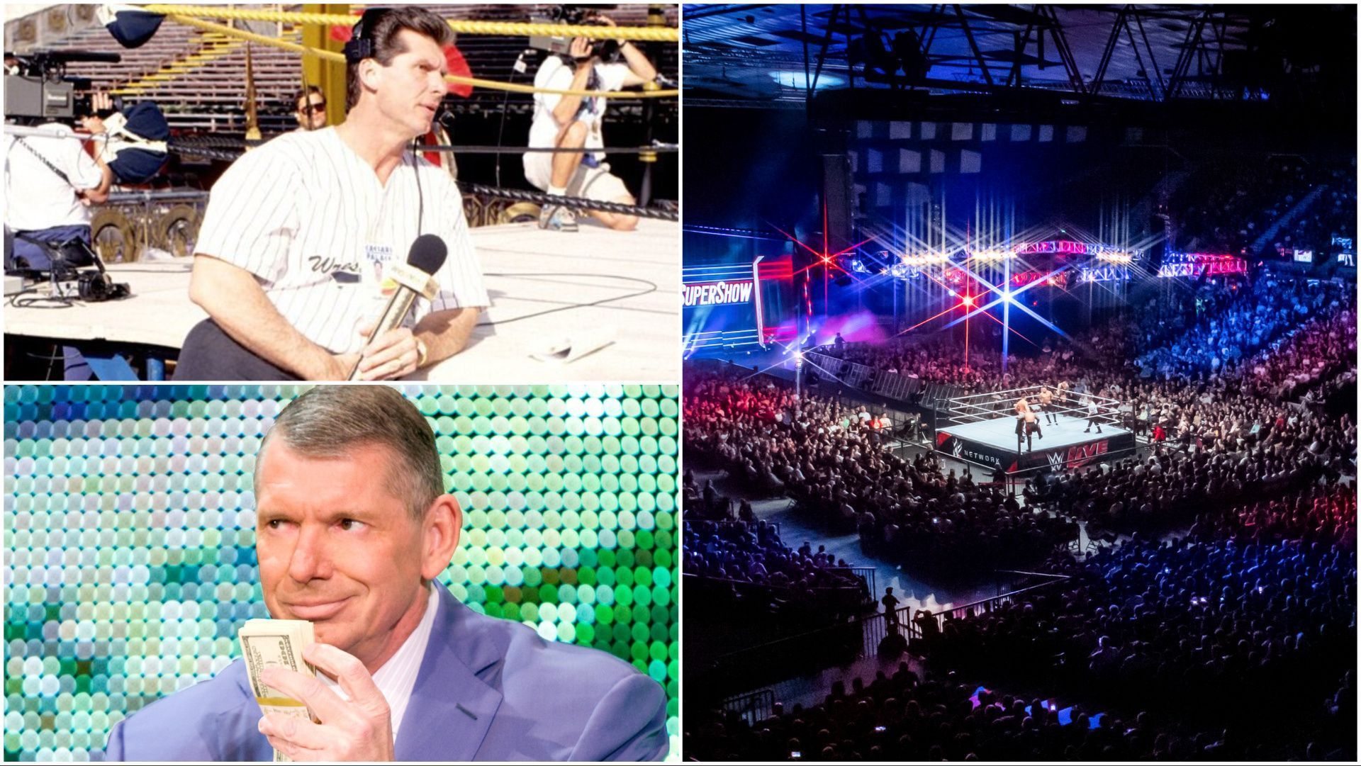 WWE co-founder Vince McMahon, the WWE Universe attends live event