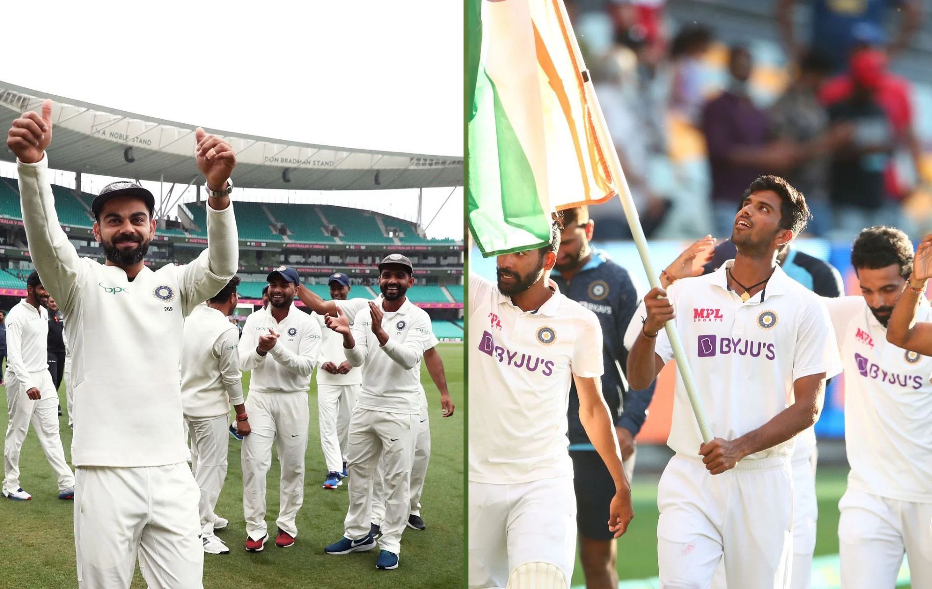 India pulled off the impossible by dethroning Australia on their home turf twice[Credit: Getty]