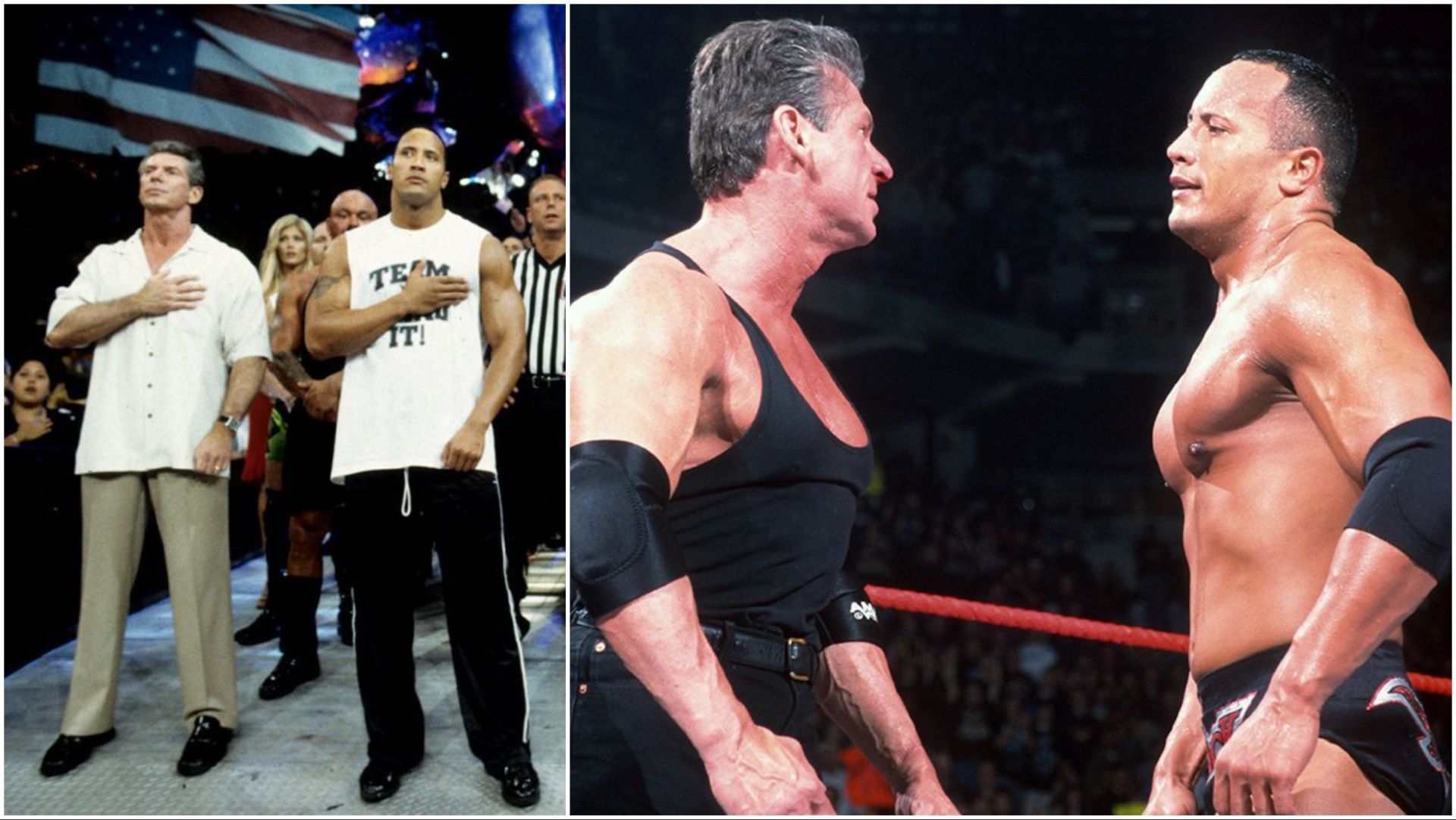 The Rock and Vince McMahon work together in WWE