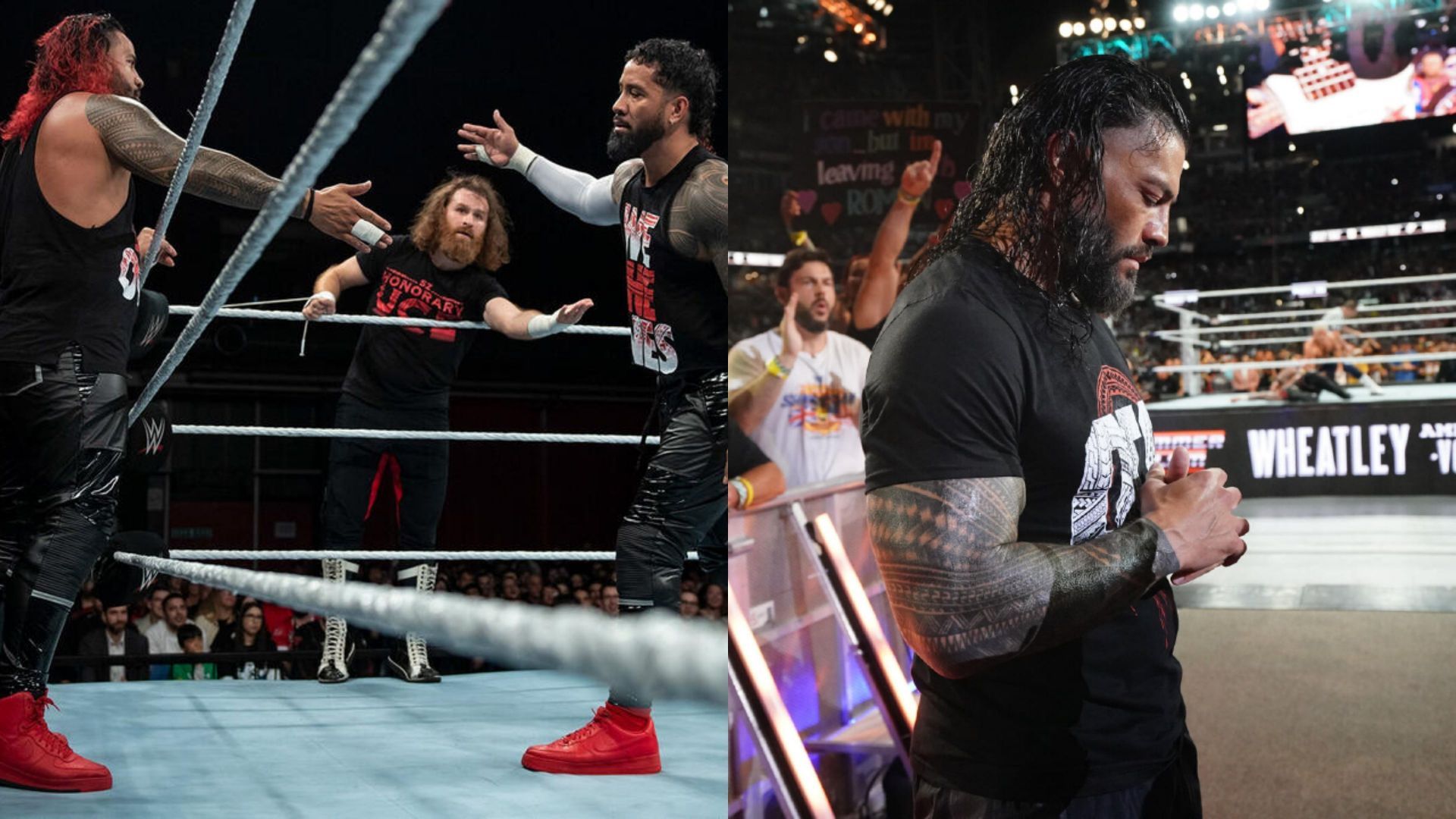 WWE Survivor Series WarGames 2024 में Roman Reigns की मदद कई हैरान करने वाले नाम कर सकते हैं (Photos: WWE.com)