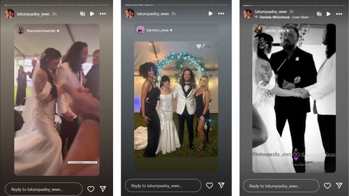 Screenshots of Tatum Paxley's Instagram Stories [Image credits: Instagram]
