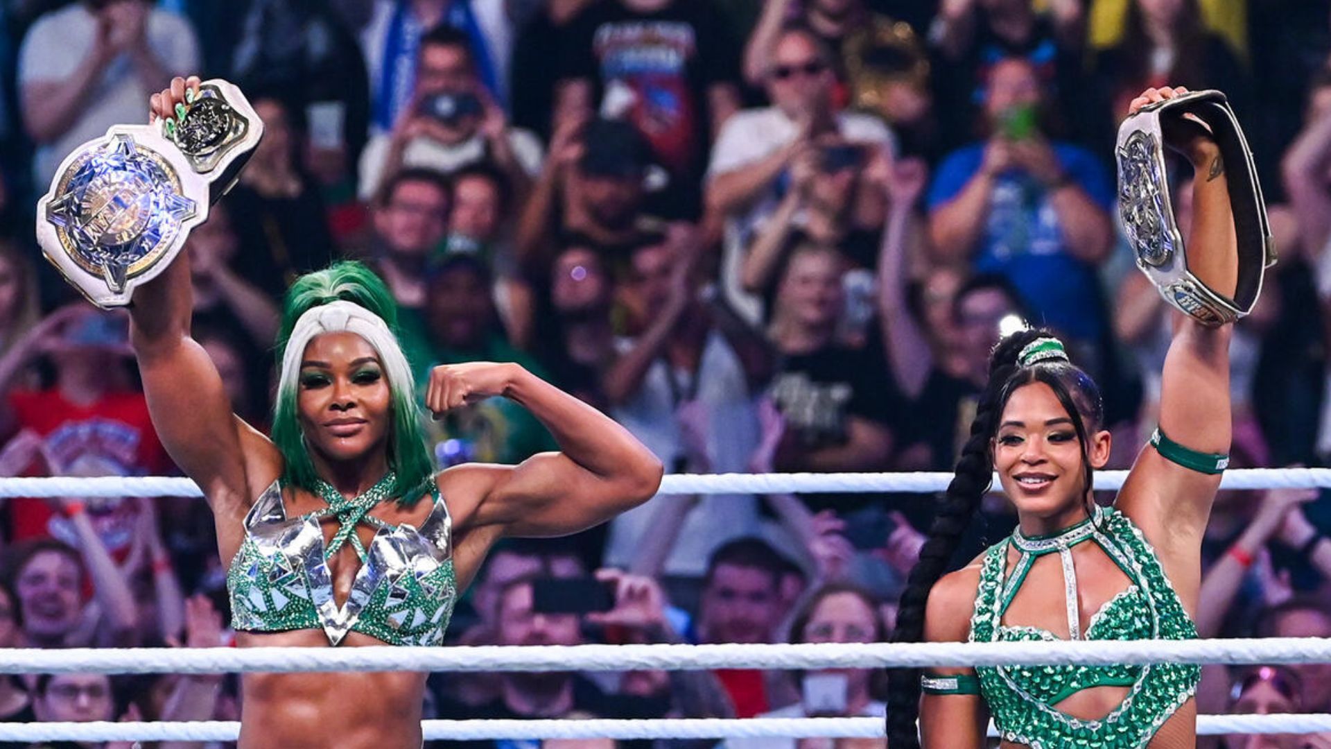 Bianca Belair and Jade Cargill are in their second run as champions! [Image credit: WWE.com]