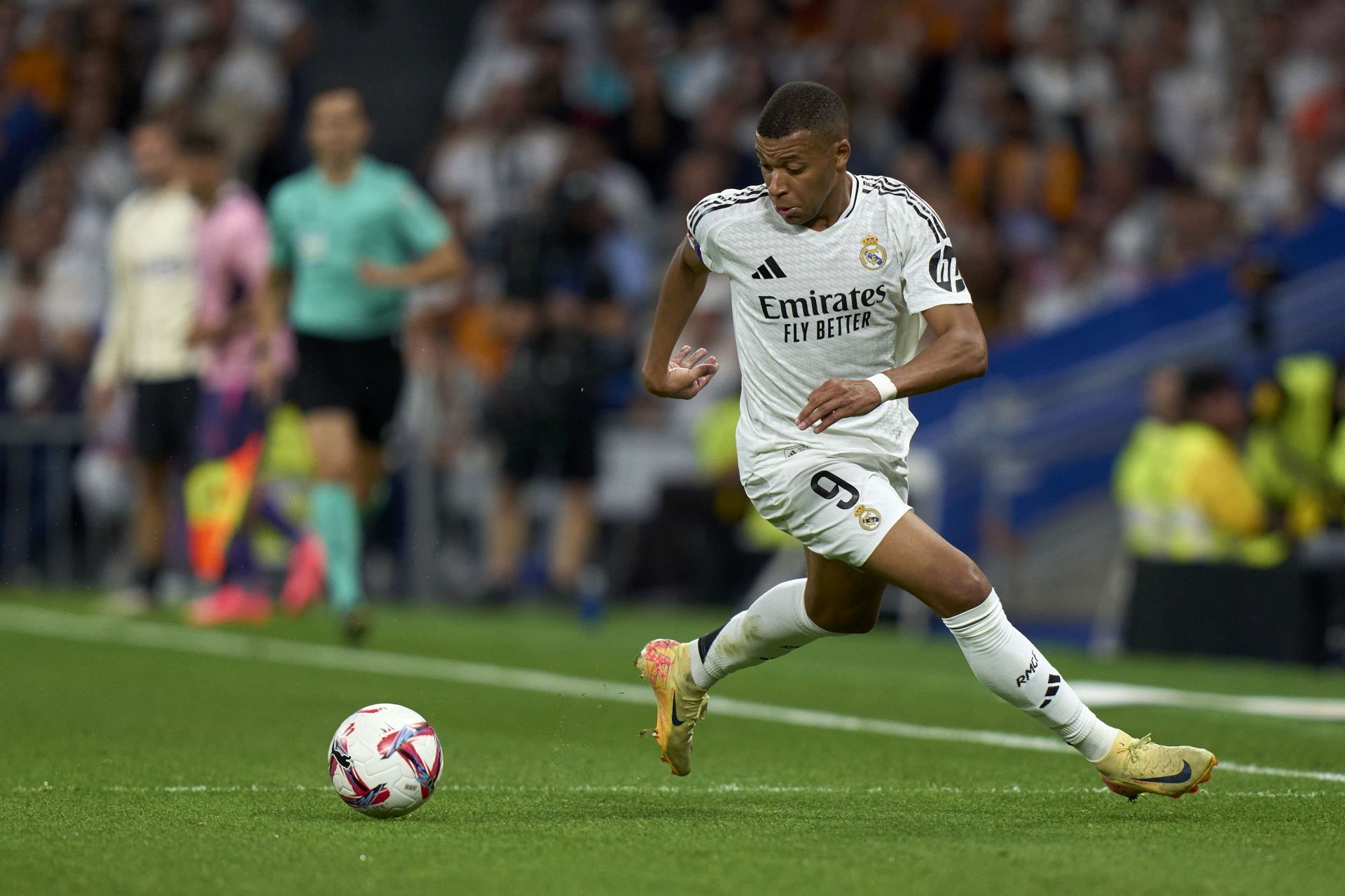 Real Madrid striker Kylian Mbappe