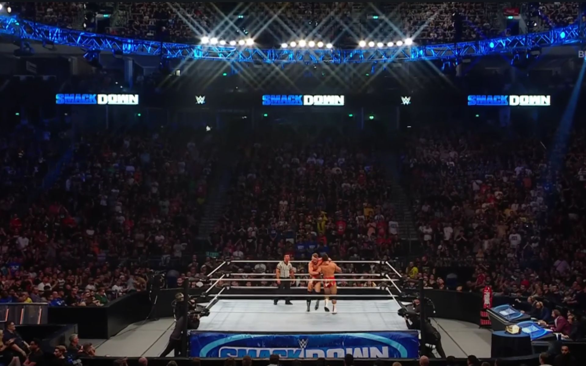 From the recent show in Berlin (Picture Courtesy: WWE on YouTube)