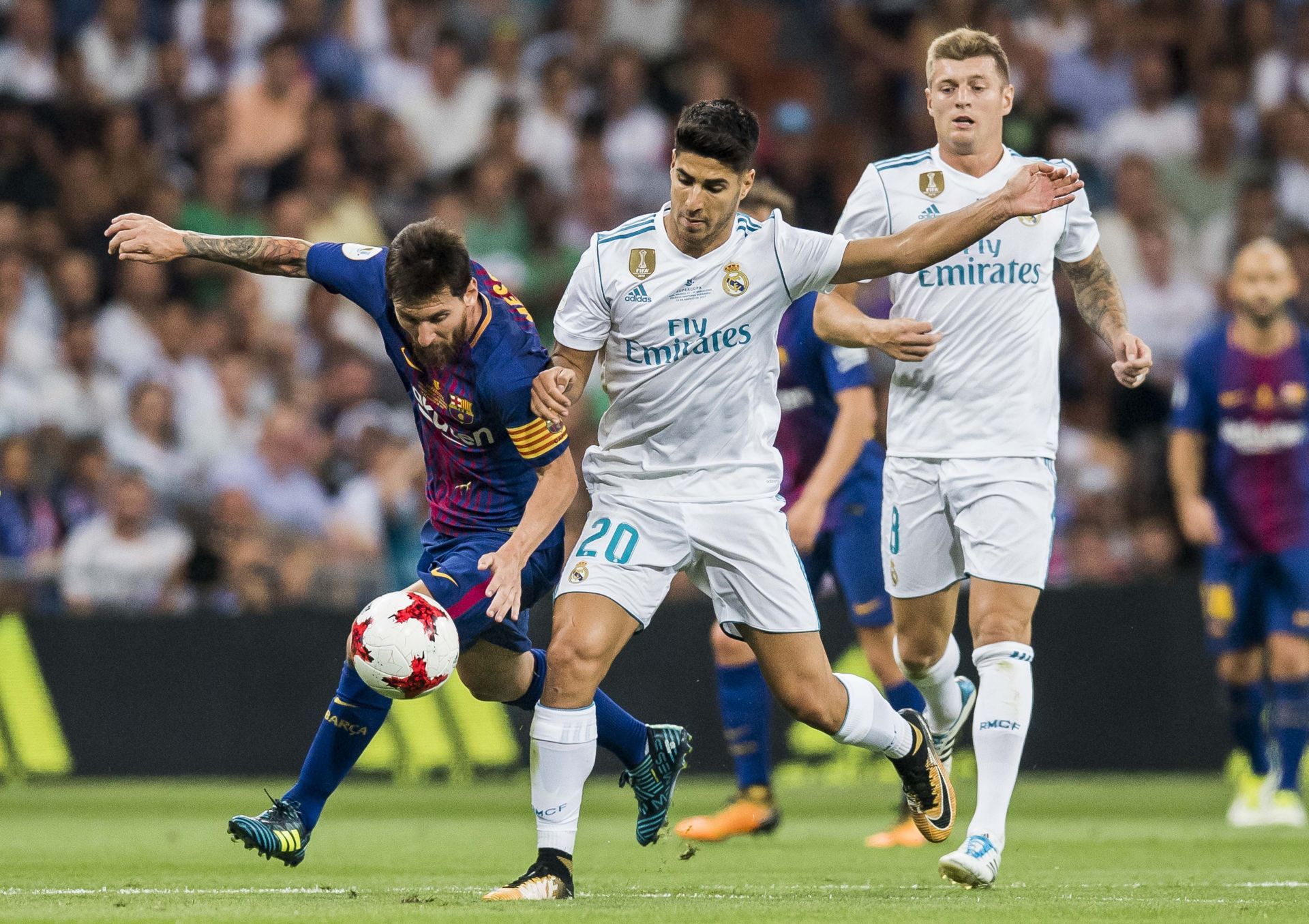 Supercopa de Espana Final 2nd Leg match - Real Madrid vs FC Barcelona - Source: Getty