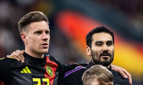 Marc-Andre ter Stegen (left) and Ilkay Gundogan