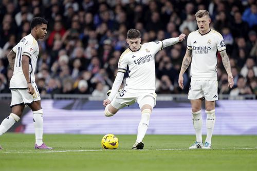 Federico Valverde and Toni Kroos