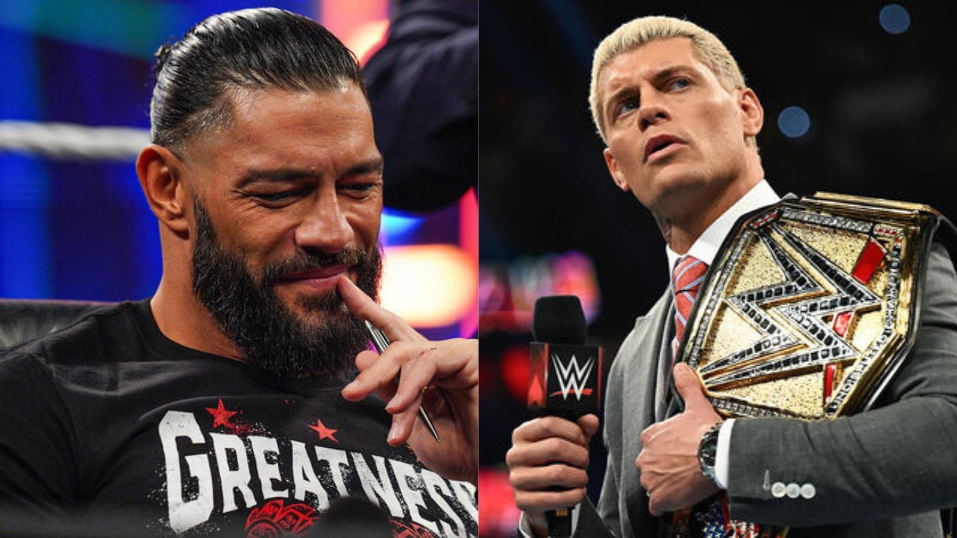 Roman Reigns on the left and Cody Rhodes on the right (Image Credits: WWE.com)