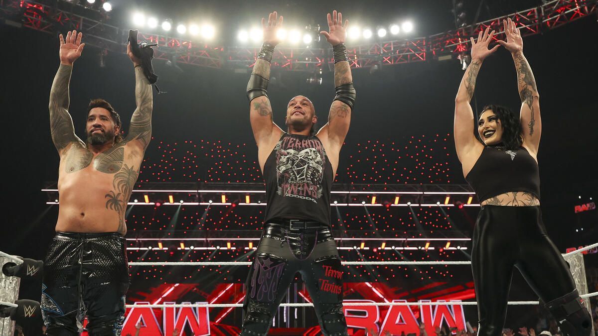 The Terror Twins and Jey Uso (Photo credit: WWE.com)