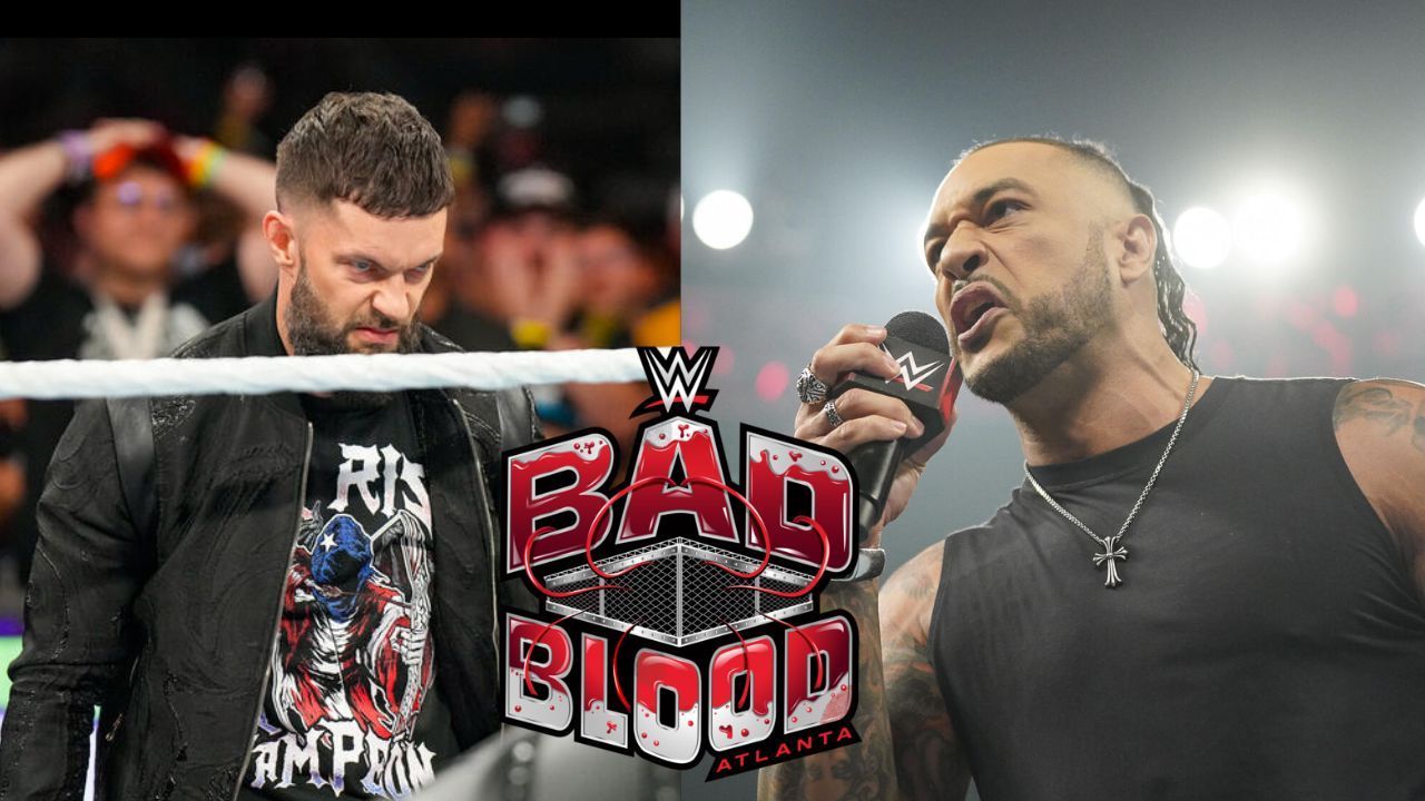 Finn Balor and Damian Priest collide at WWE Bad Blood (Images: wwe.com)