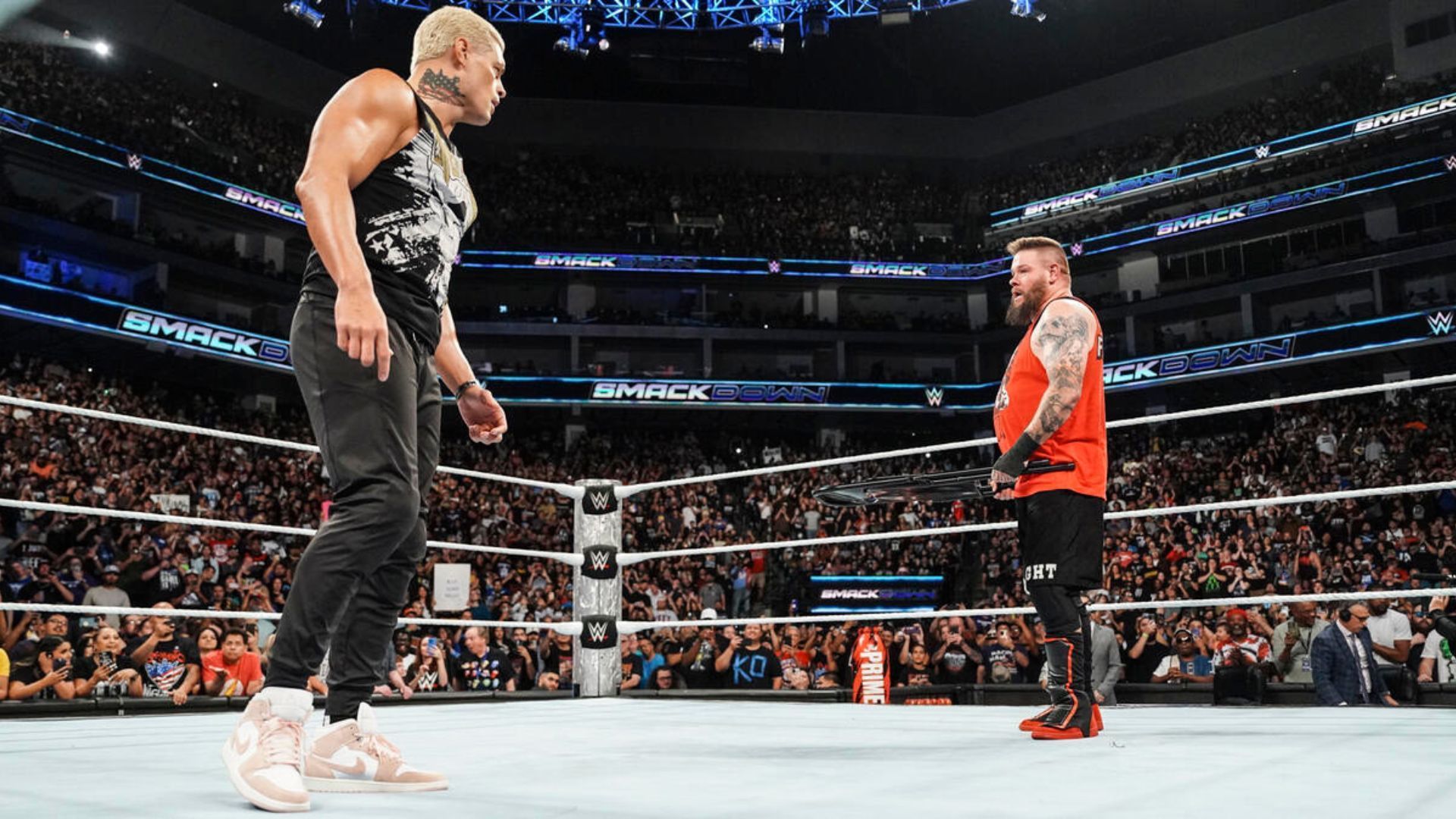 WWE SmackDown stars Cody Rhodes and Kevin Owens [Image Credits: WWE.com]