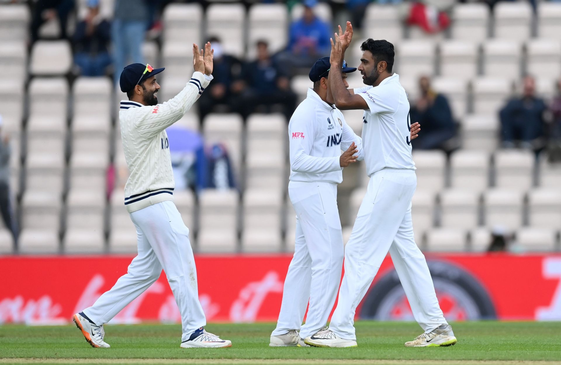 Ravichandran Ashwin (right) in the 2021 WTC final (Image Credits: Getty Images)