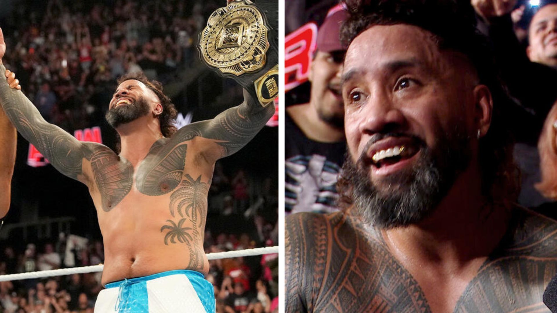 Uso won the Intercontinental Championship last week. [Photos: WWE.com]