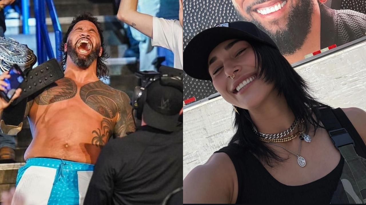 Jey Uso and Rhea Ripley (Pics from their Instagram accounts)