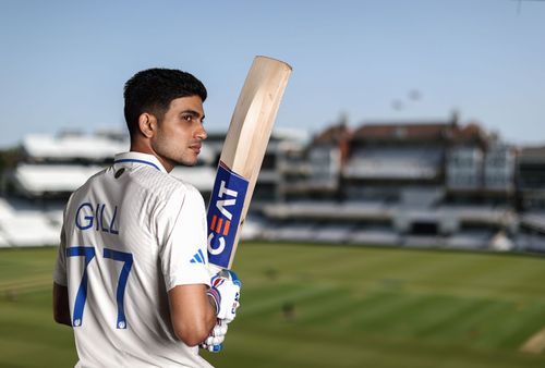 Shubman Gill got to his 5th Test Hundred and Second against Bangladesh (File image via Getty)