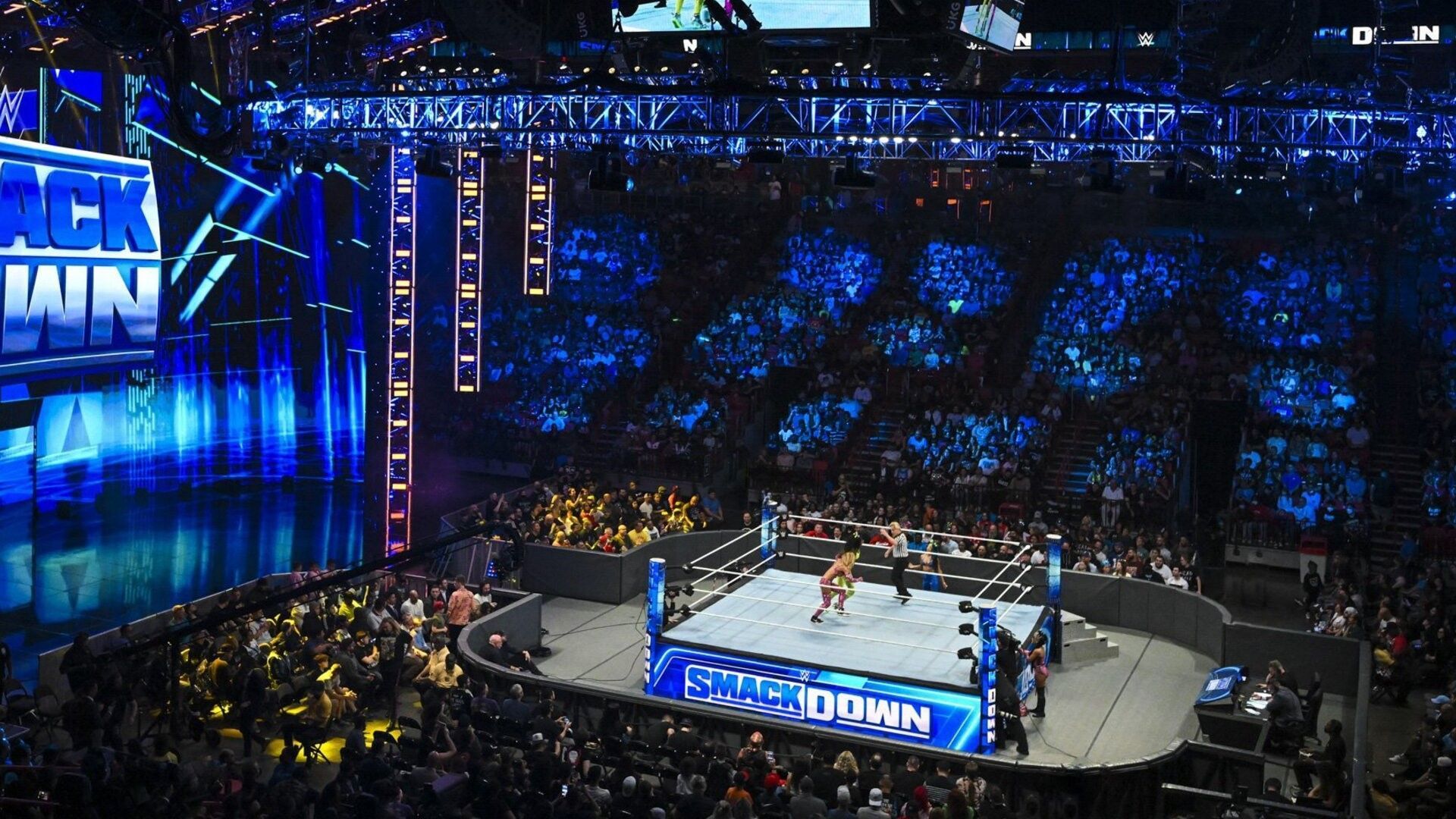 The WWE Universe cheers their favorite Superstars on at SmackDown