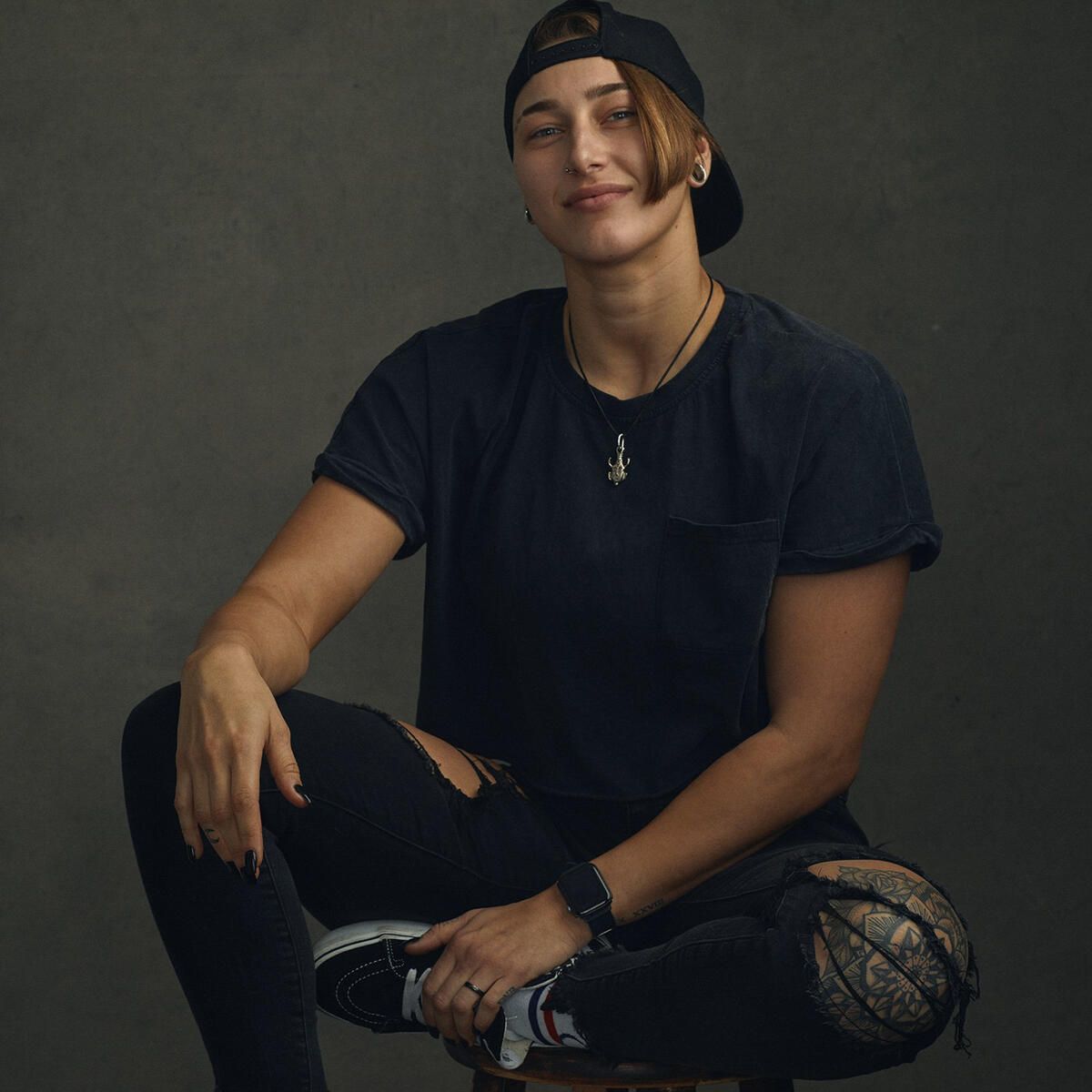 Rhea Ripley without makeup! [Image via WWE.com]