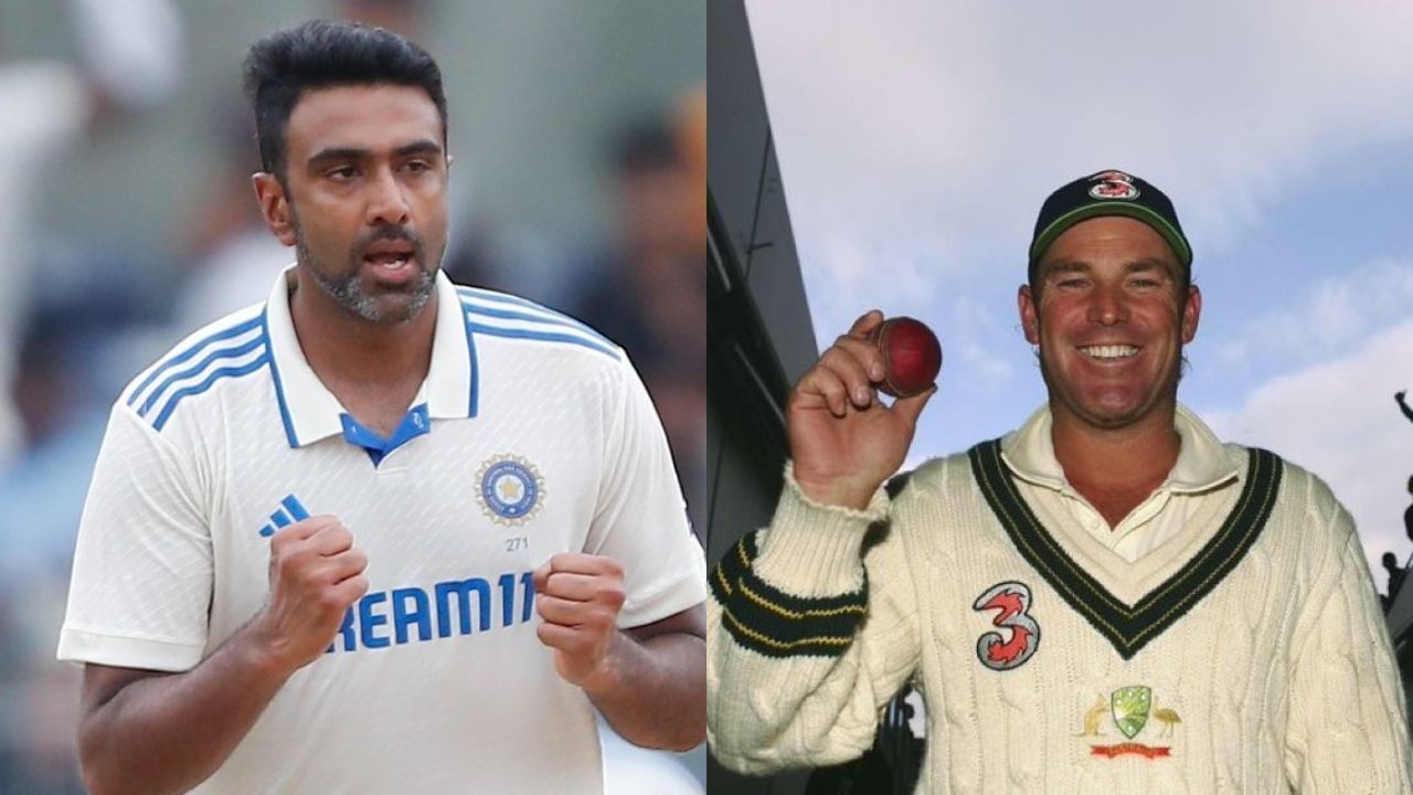 raviichandran ashwin shane warne among 5 bowlers with most 5 wicket haul in test cricket inning