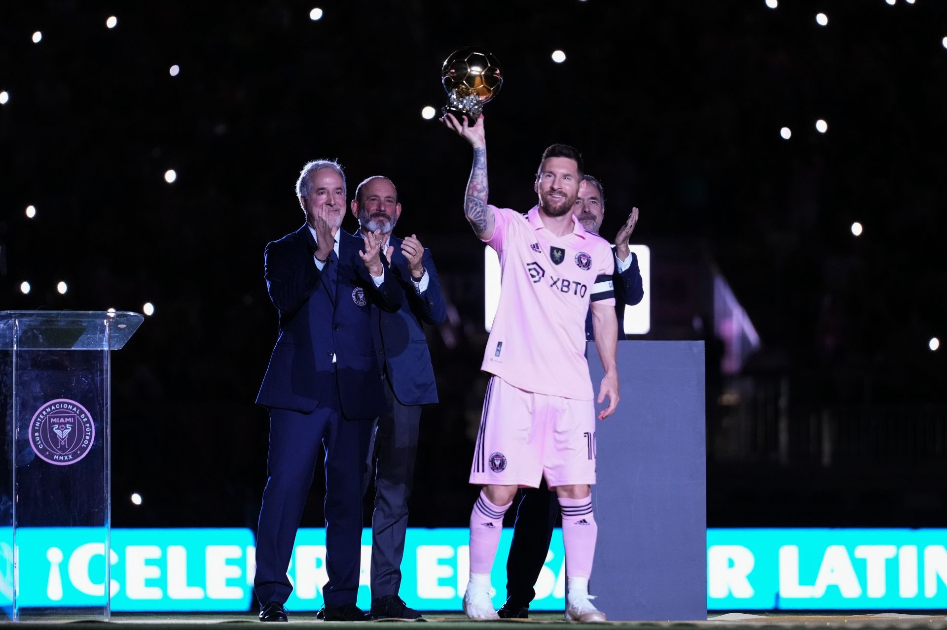 Inter Miami CF Celebrate Ballon d&#039;Or Winner Lionel Messi - Source: Getty