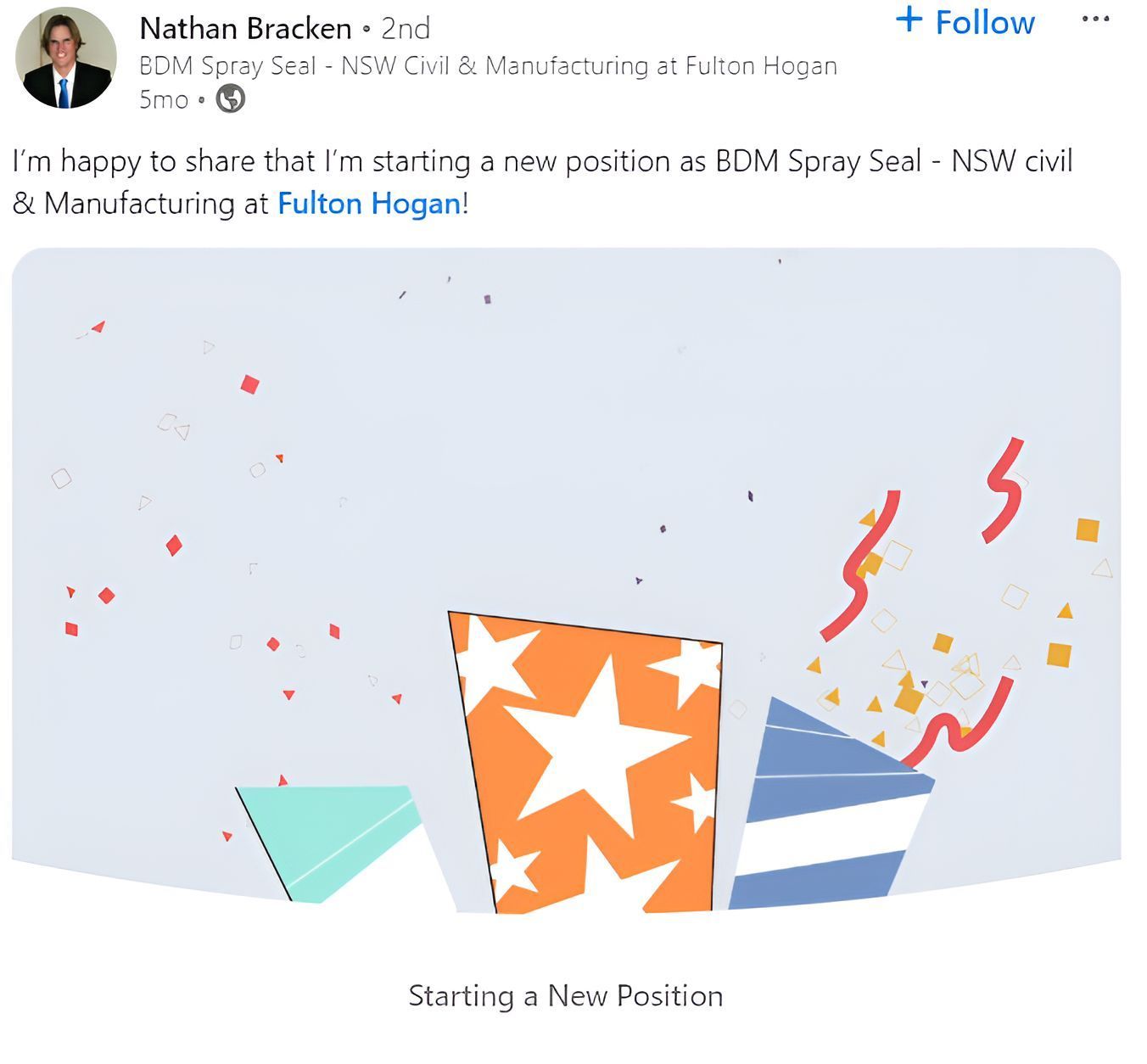 Nathan Bracken&#039;s LinkedIn post