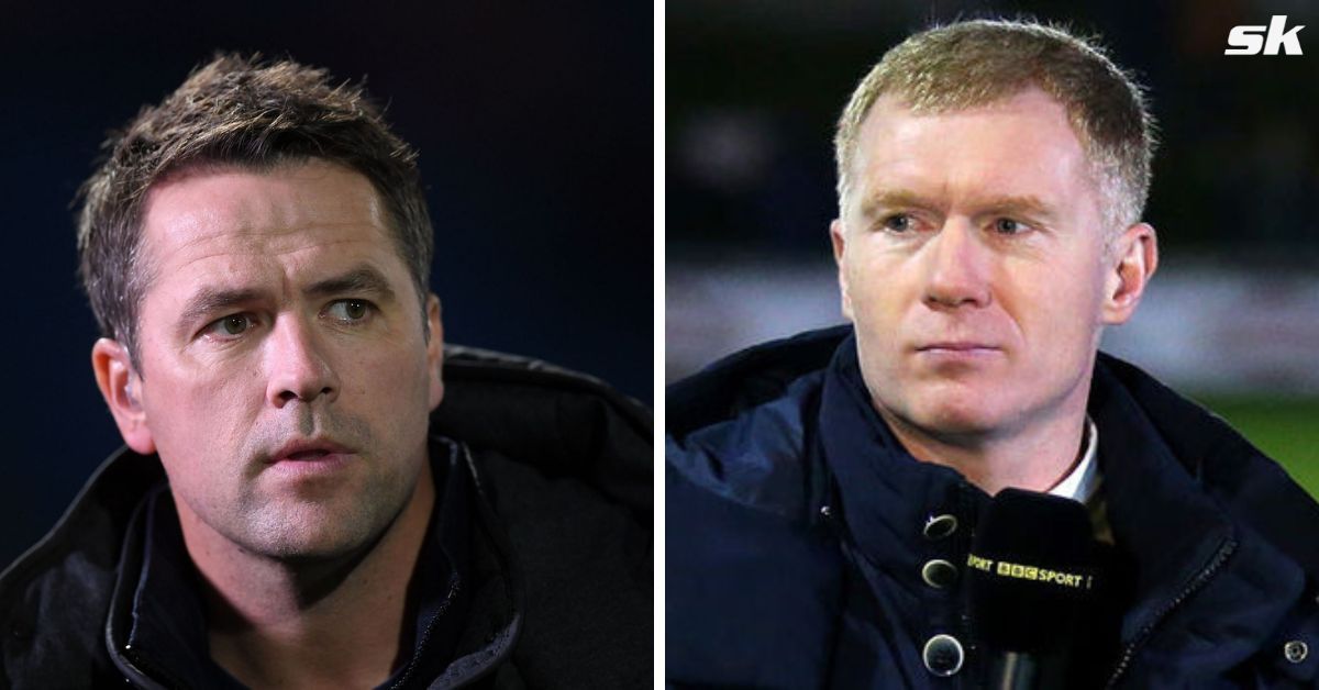 Michael Owen (left) and Paul Scholes (right)